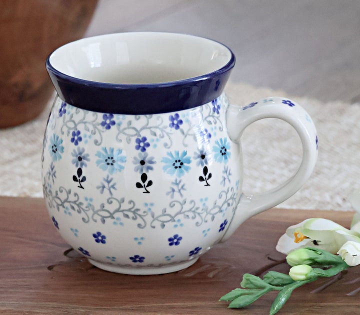Ceramika Artystyczna Celeste Mug — Polish Pottery