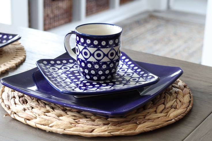 Detail image of Zaklady Xandra Dining Plates & Bowls — Polish Pottery