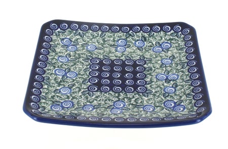 Zaklady Seaside Swirl Dining Plates & Bowls — Polish Pottery