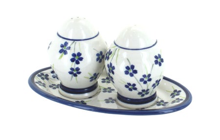Zaklady Willow Salt & Pepper Shaker — Polish Pottery