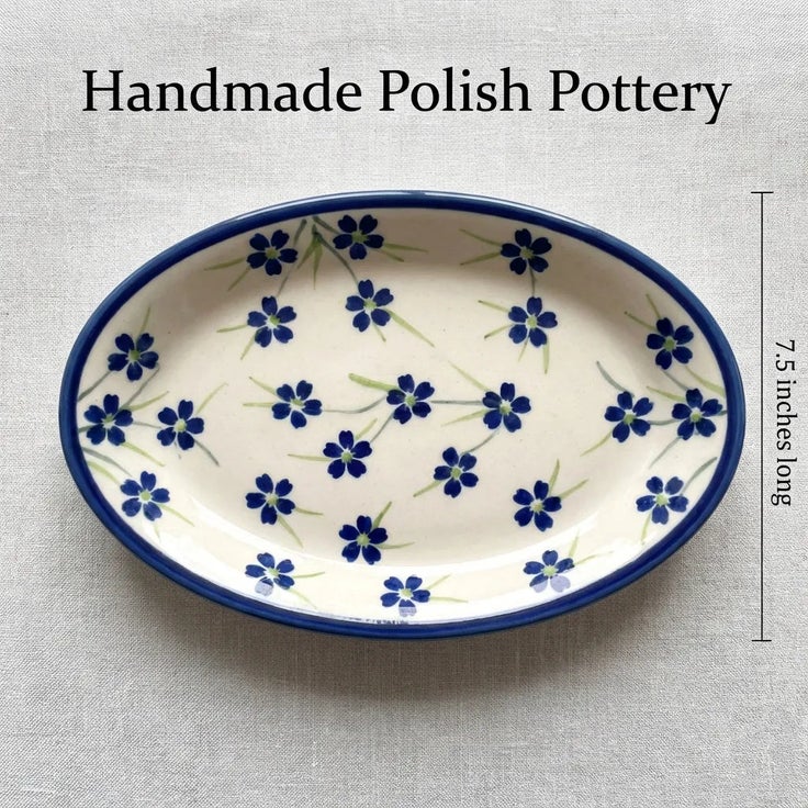 Detail image of Zaklady Willow Salt & Pepper Shaker — Polish Pottery