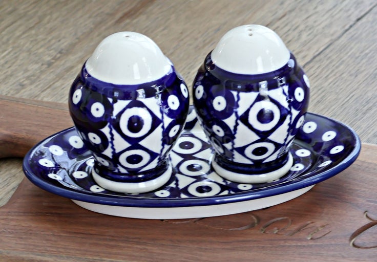 Detail image of Zaklady Salt & Pepper Shaker — Polish Pottery