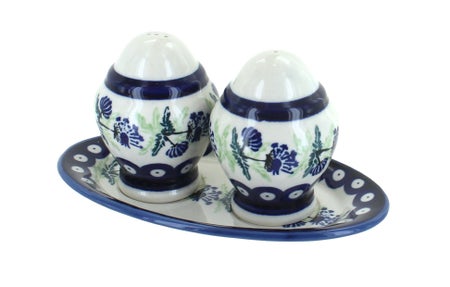 Zaklady Sweet Annie Salt & Pepper Shaker — Polish Pottery