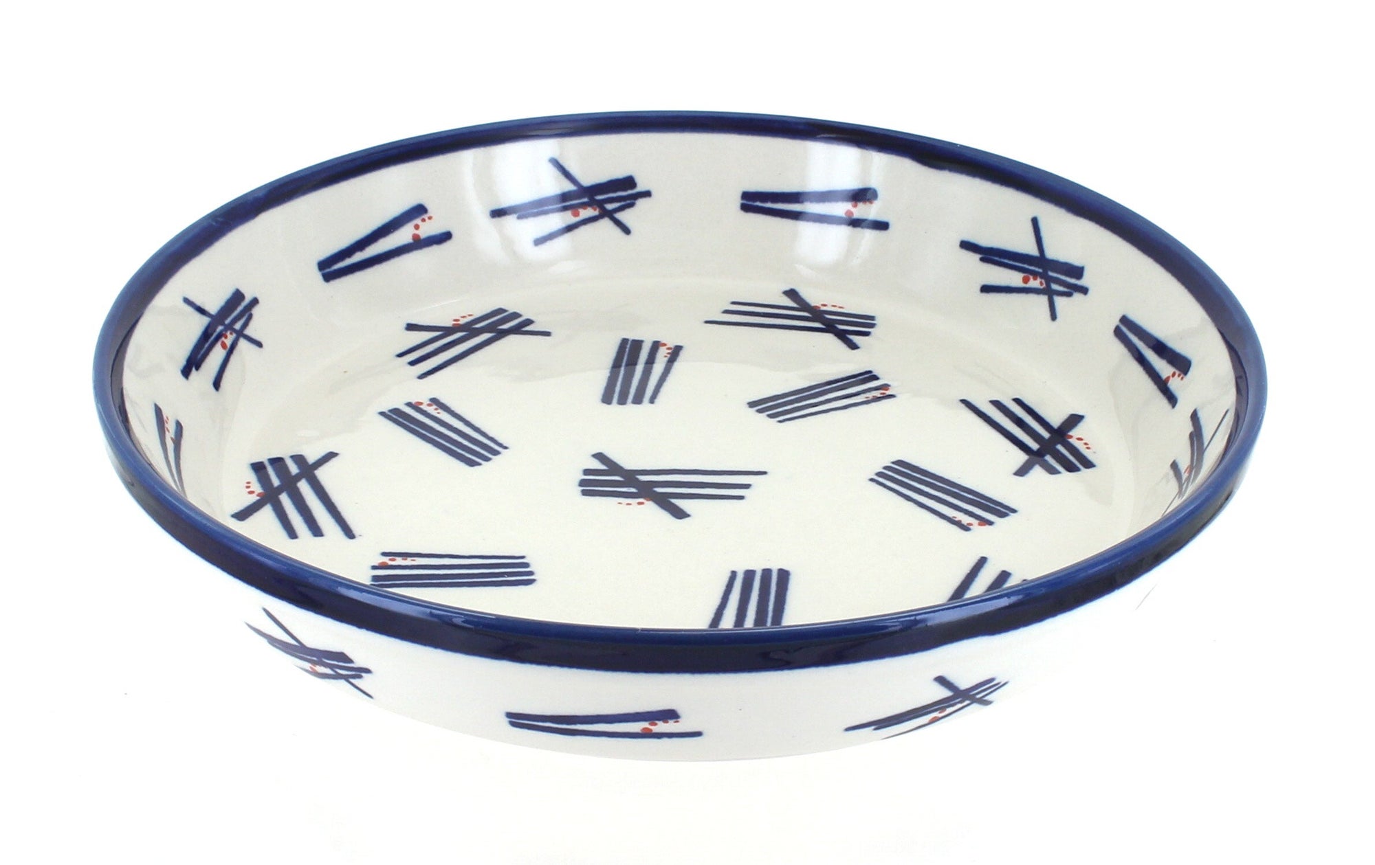 Zaklady Zoe Pie Plate — Polish Pottery