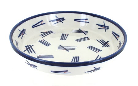 Zaklady Zoe Pie Plate — Polish Pottery