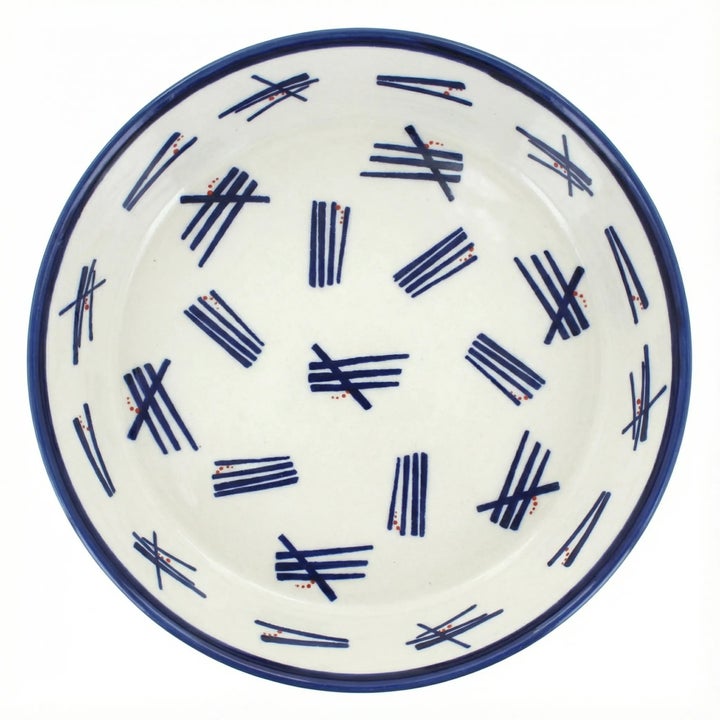 Zaklady Zoe Pie Plate — Polish Pottery