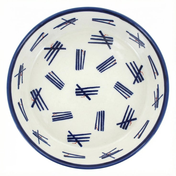 Detail image of Zaklady Zoe Pie Plate — Polish Pottery