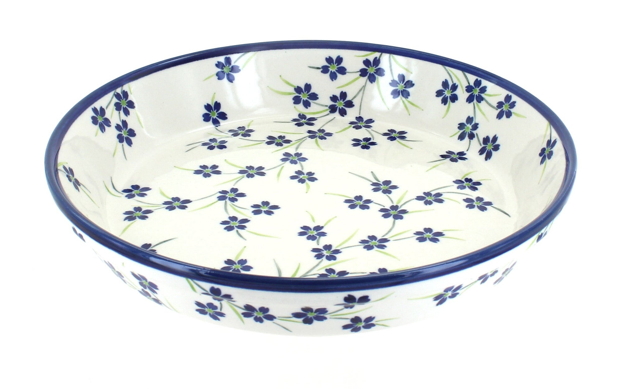 Zaklady Willow Pie Plate — Polish Pottery