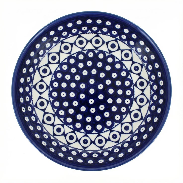 Detail image of Zaklady Xandra Pie Plate — Polish Pottery