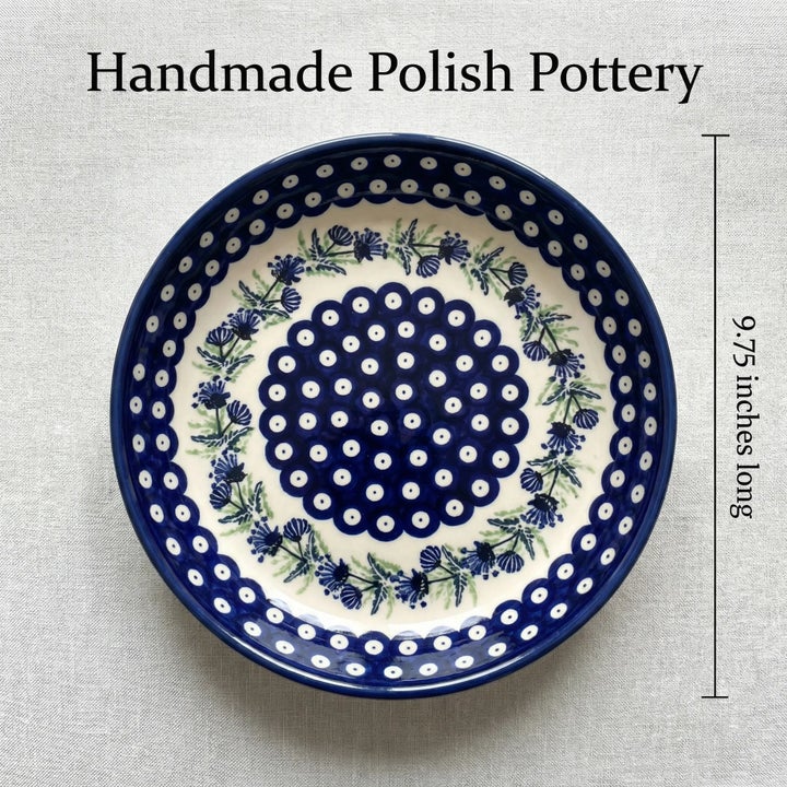 Zaklady Sweet Annie Pie Plate — Polish Pottery