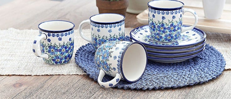 Detail image of Zaklady Kalina Dining Plates & Bowls — Polish Pottery