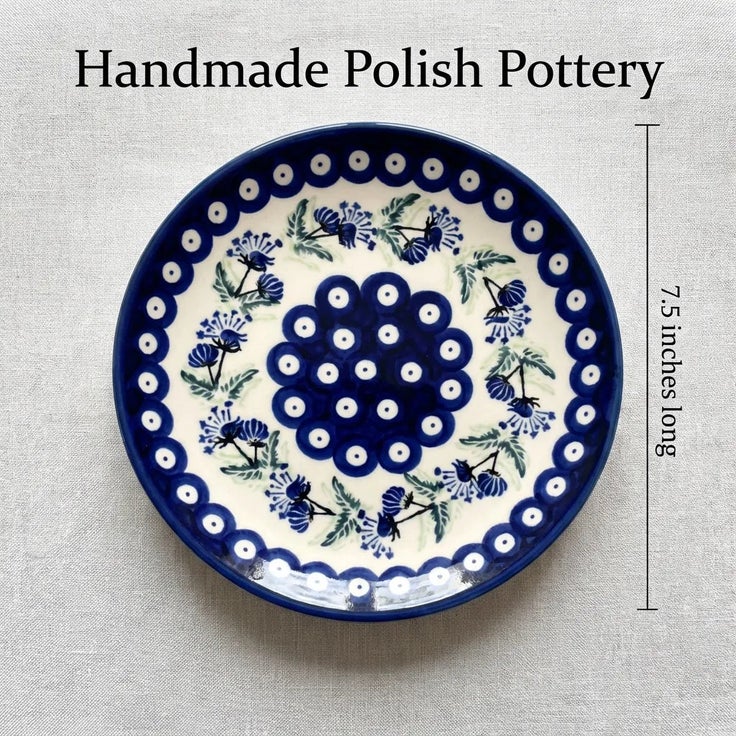 Detail image of Zaklady Sweet Annie Dining Plates & Bowls — Polish Pottery