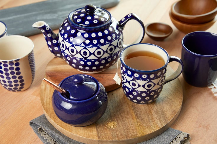 Detail image of Zaklady Xandra Teapot — Polish Pottery
