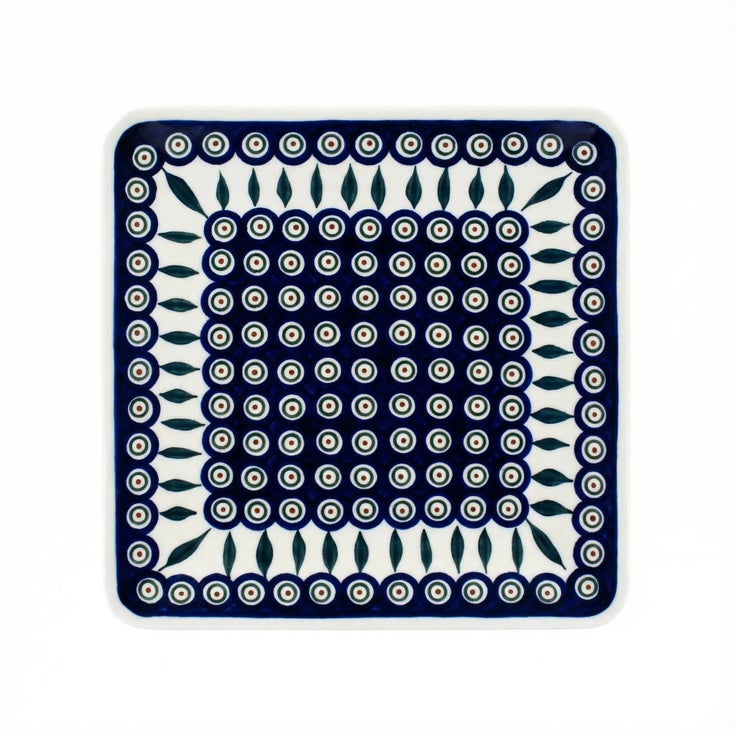 Detail image of Zaklady Peacock Dining Plates & Bowls — Polish Pottery