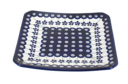 Zaklady Flowering Peacock Dining Plates & Bowls — Polish Pottery
