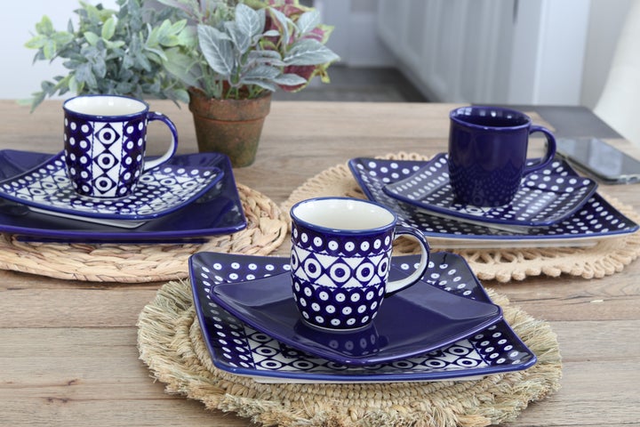 Zaklady Cobalt Mug — Polish Pottery