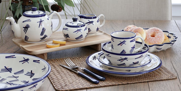 Detail image of Zaklady Zoe Dining Plates & Bowls — Polish Pottery