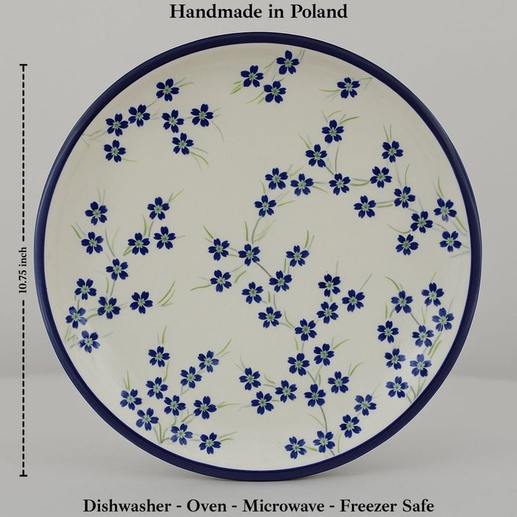 Detail image of Zaklady Willow Dining Plates & Bowls — Polish Pottery