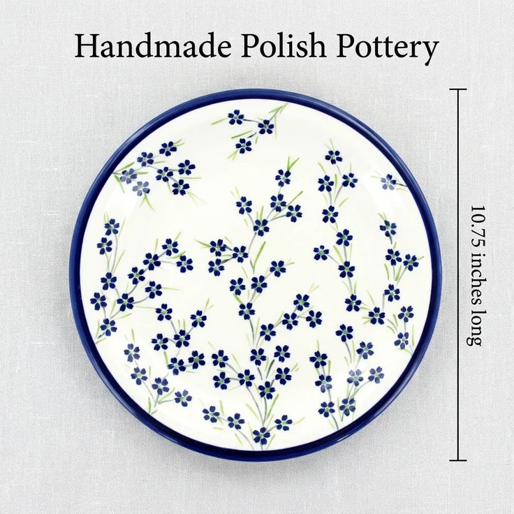 Detail image of Zaklady Willow Dining Plates & Bowls — Polish Pottery