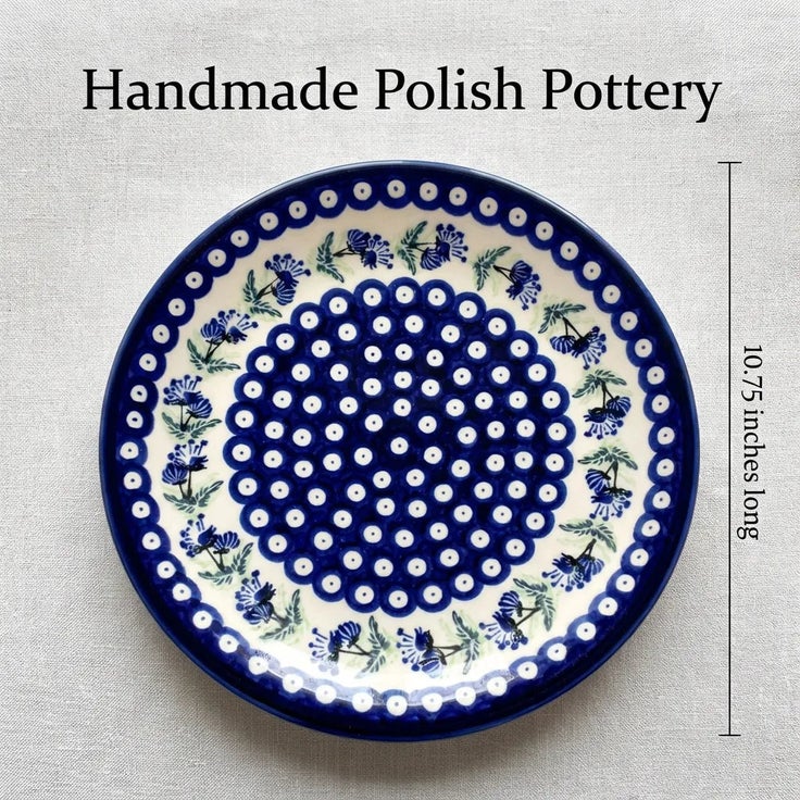 Detail image of Zaklady Sweet Annie Dining Plates & Bowls — Polish Pottery