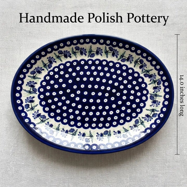 Zaklady Sweet Annie Large Serving Piece — Polish Pottery