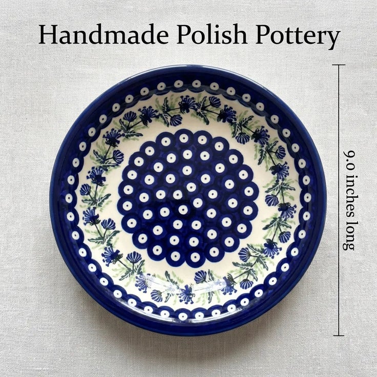 Detail image of Zaklady Sweet Annie Dining Plates & Bowls — Polish Pottery