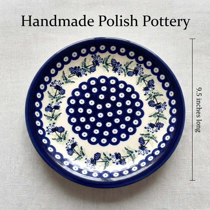 Detail image of Zaklady Sweet Annie Dining Plates & Bowls — Polish Pottery