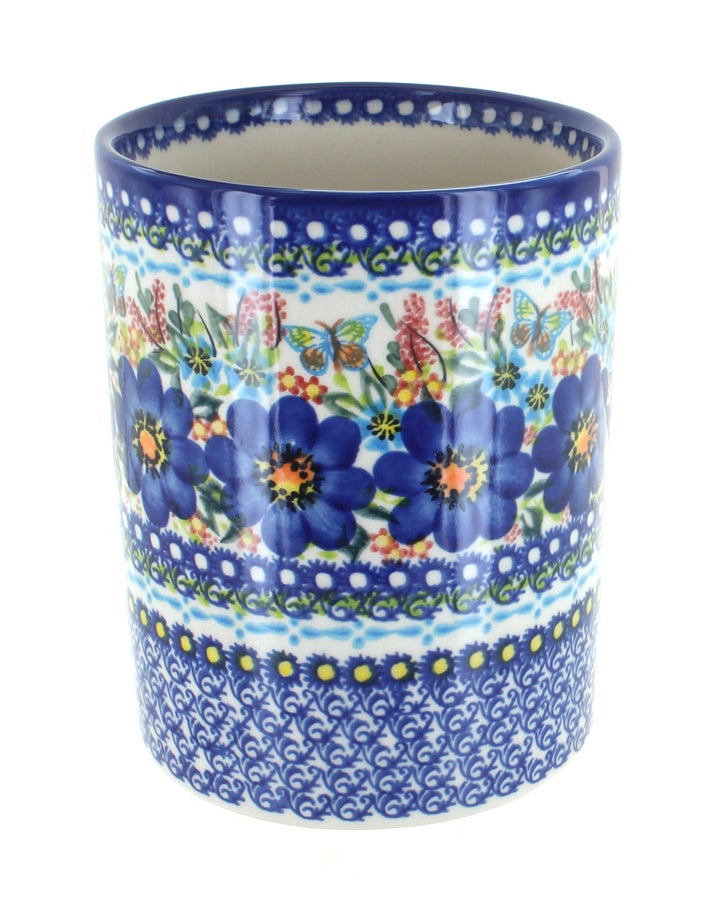 Vena Garden of Blue Counter Storage — Polish Pottery