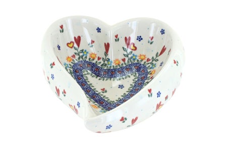 Vena Hearts & Flowers Décor — Polish Pottery