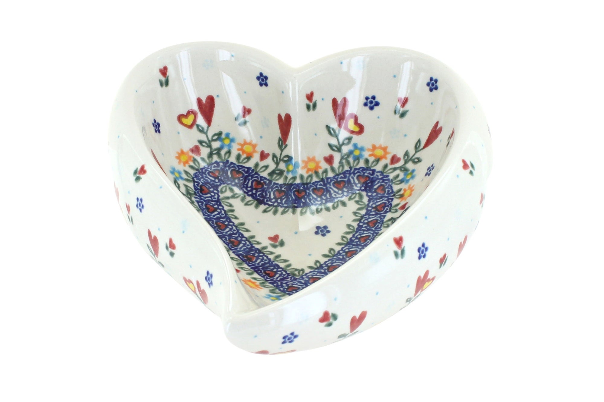 Vena Hearts & Flowers Décor — Polish Pottery