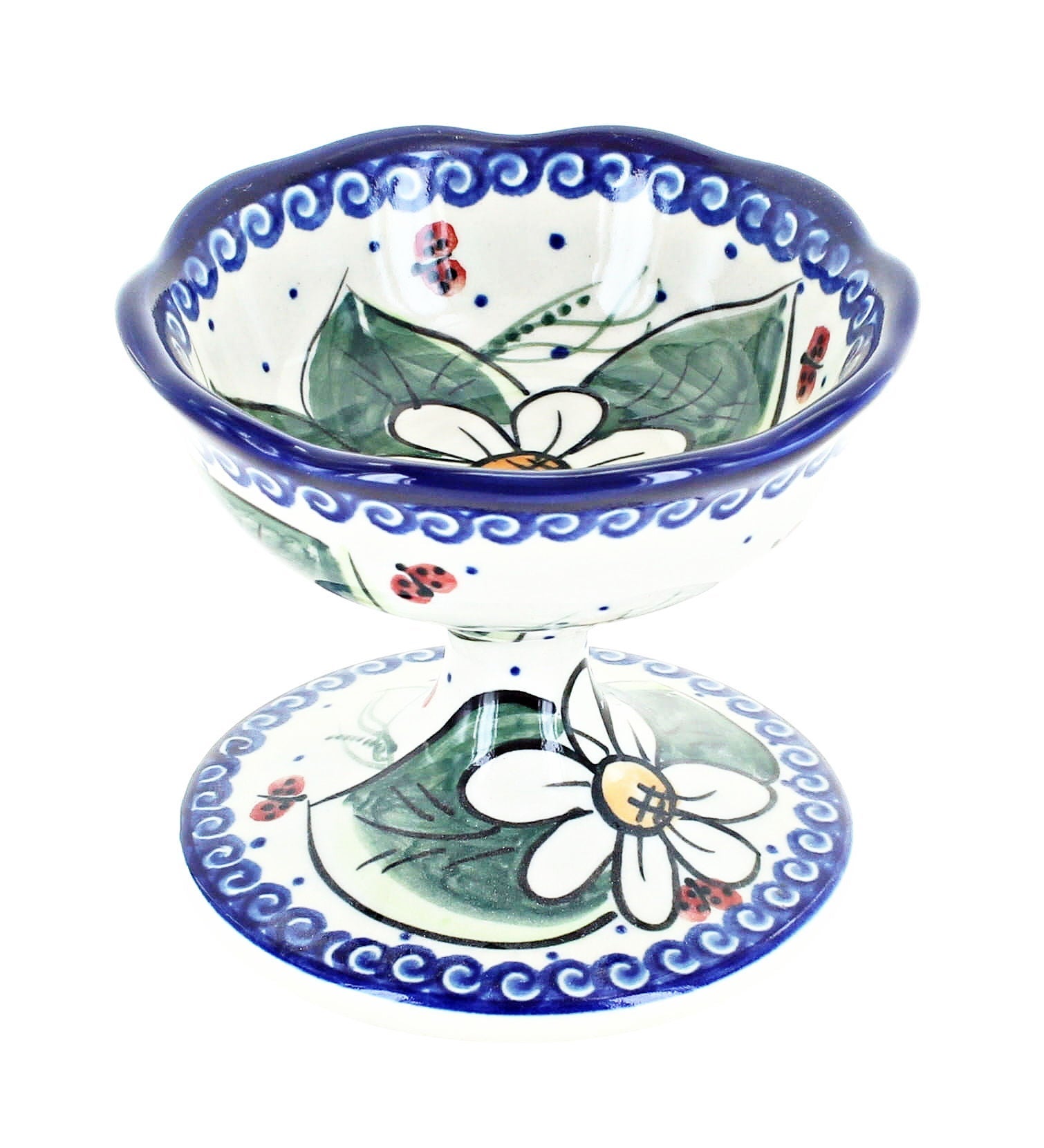 Vena Ladybug Dining Plates & Bowls — Polish Pottery
