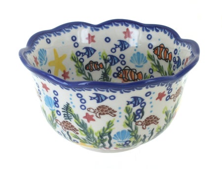 Vena Atlantis Petite Bowl/Dish — Polish Pottery