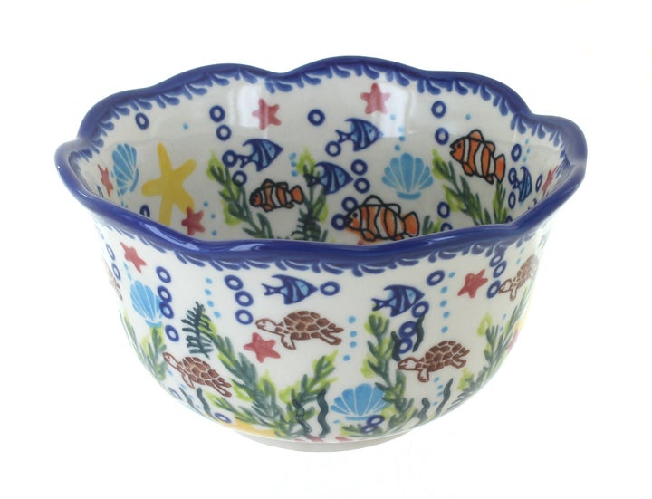 Vena Atlantis Petite Bowl/Dish — Polish Pottery