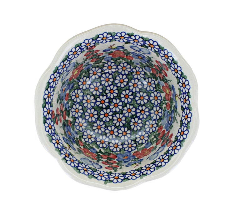 Detail image of Vena Garden Butterfly Petite Bowl/Dish — Polish Pottery