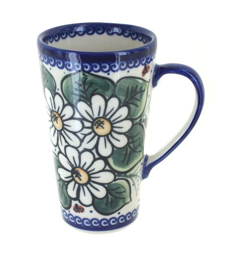 Vena Ladybug Mug — Polish Pottery