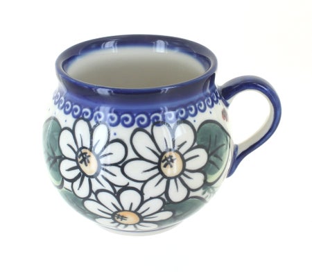 Vena Ladybug Mug — Polish Pottery
