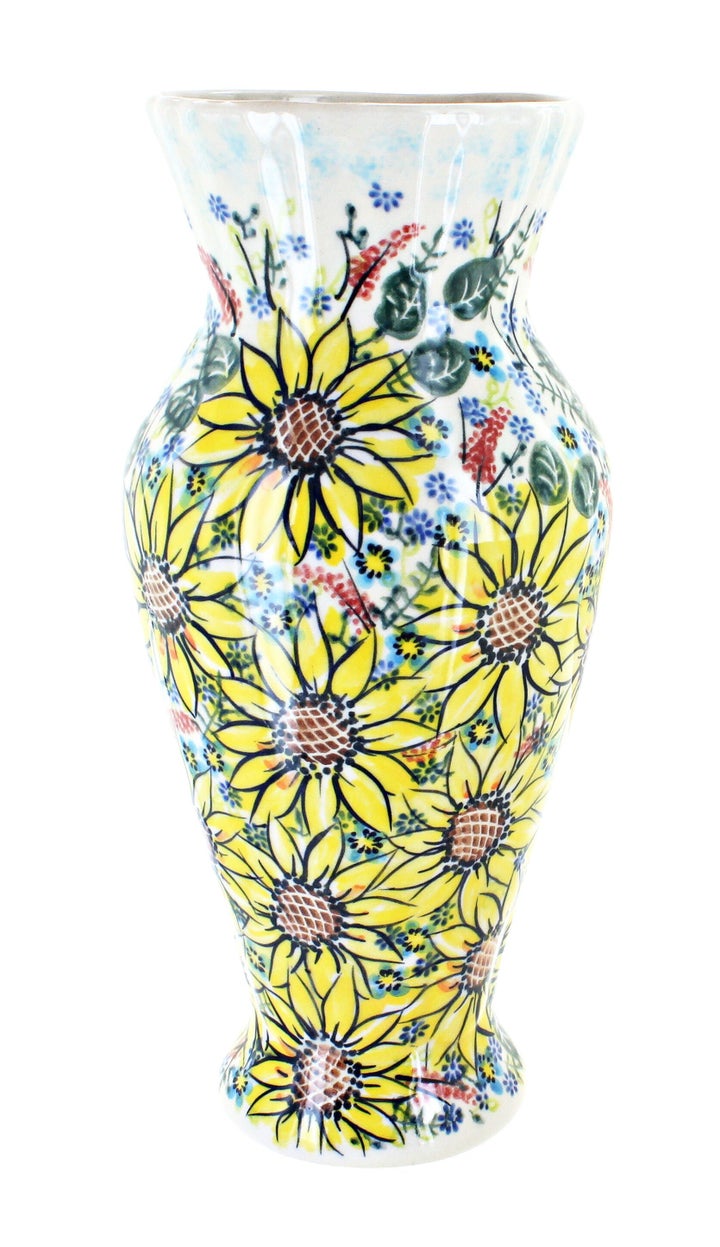 Vena Sunflower Maze Décor — Polish Pottery