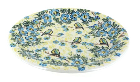 Vena Bluebird Garden Dining Plates & Bowls — Polish Pottery