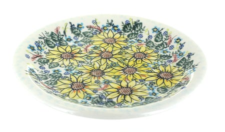 Vena Sunflower Maze Dining Plates & Bowls — Polish Pottery