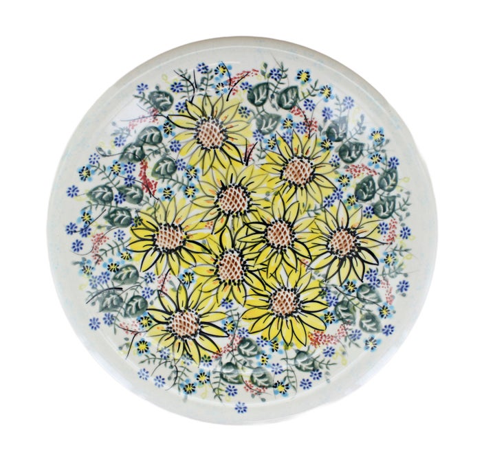 Vena Sunflower Maze Dining Plates & Bowls — Polish Pottery