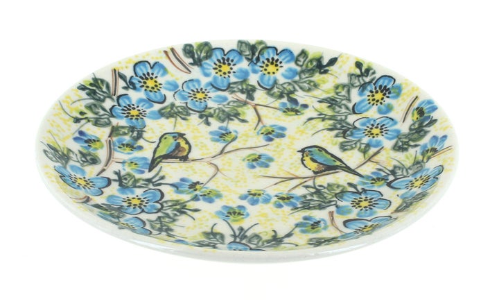 Vena Bluebird Garden Dining Plates & Bowls — Polish Pottery