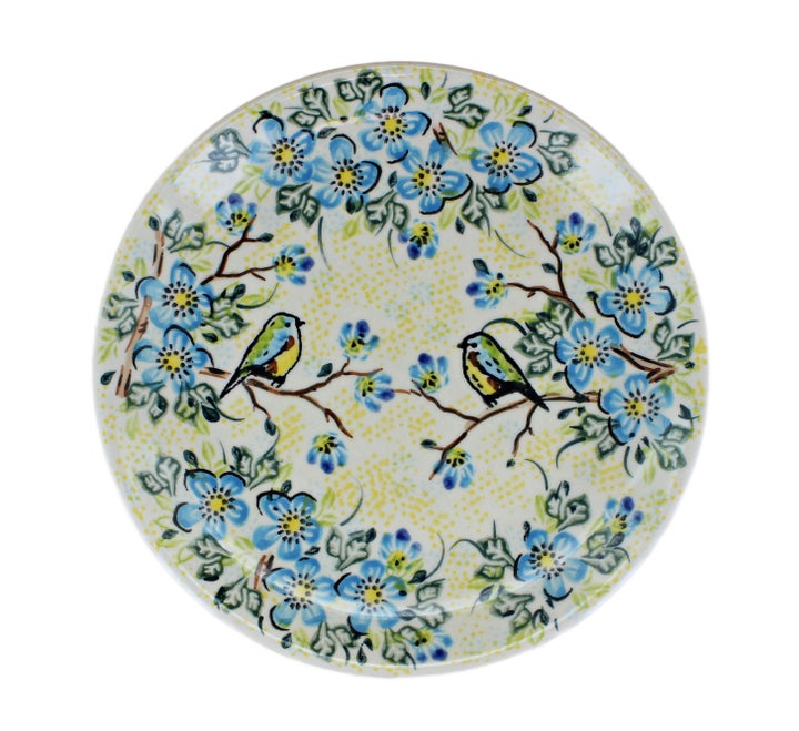 Vena Bluebird Garden Dining Plates & Bowls — Polish Pottery