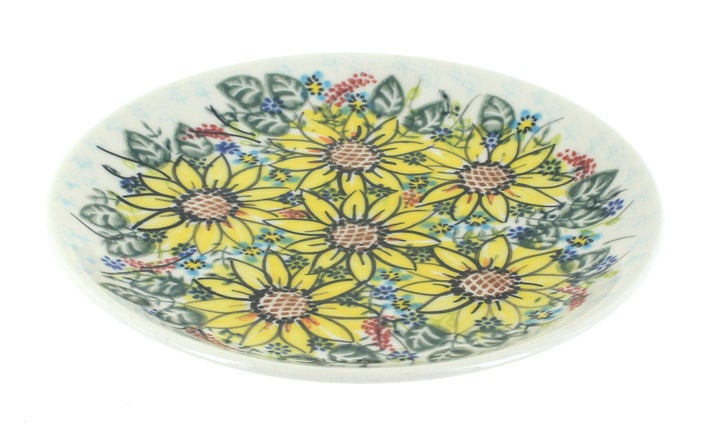Vena Sunflower Maze Dining Plates & Bowls — Polish Pottery