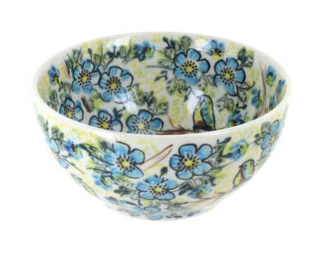 Vena Bluebird Garden Dining Plates & Bowls — Polish Pottery