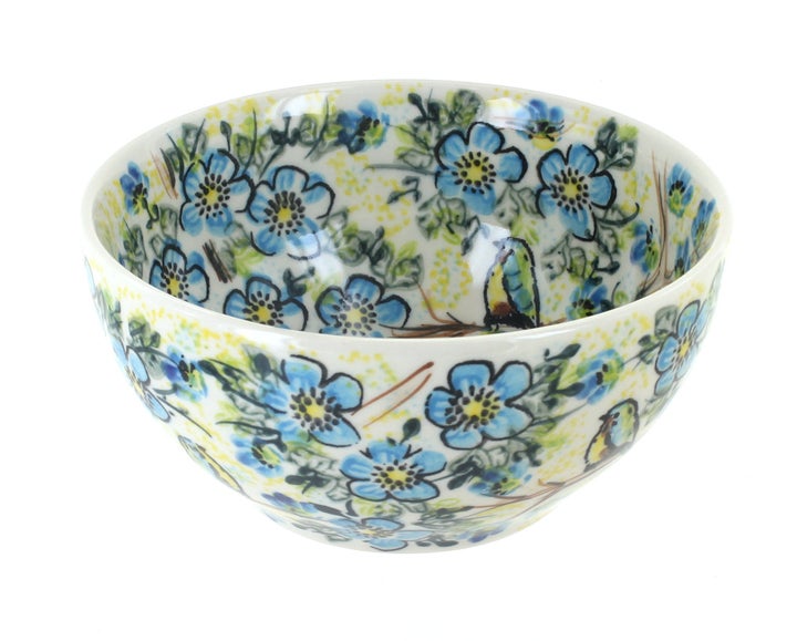 Vena Bluebird Garden Dining Plates & Bowls — Polish Pottery
