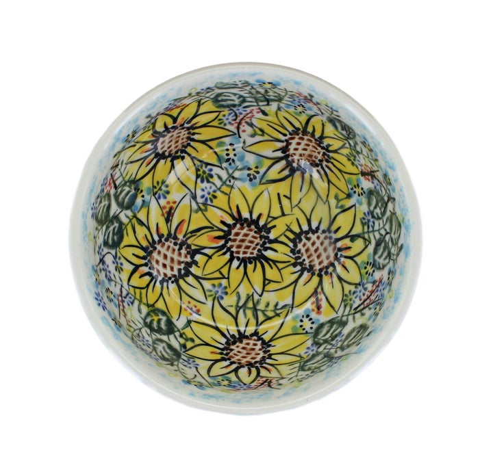 Vena Sunflower Maze Dining Plates & Bowls — Polish Pottery