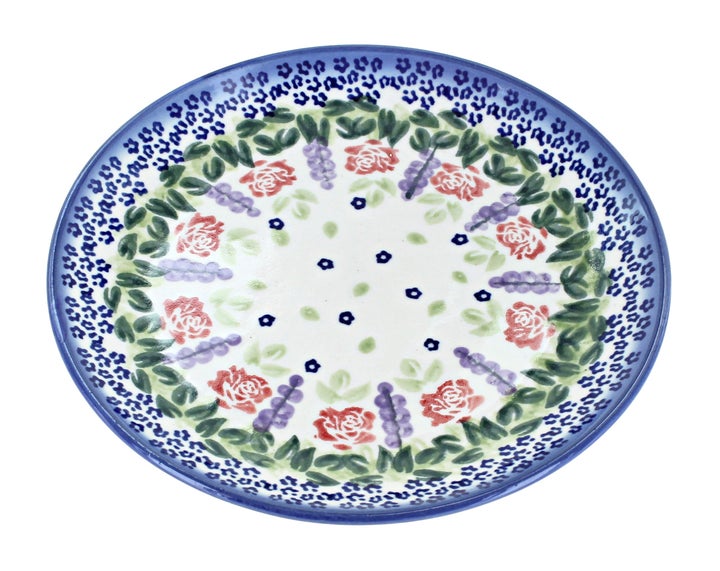 WR Unikat Roses Are Red Dining Plates & Bowls — Polish Pottery