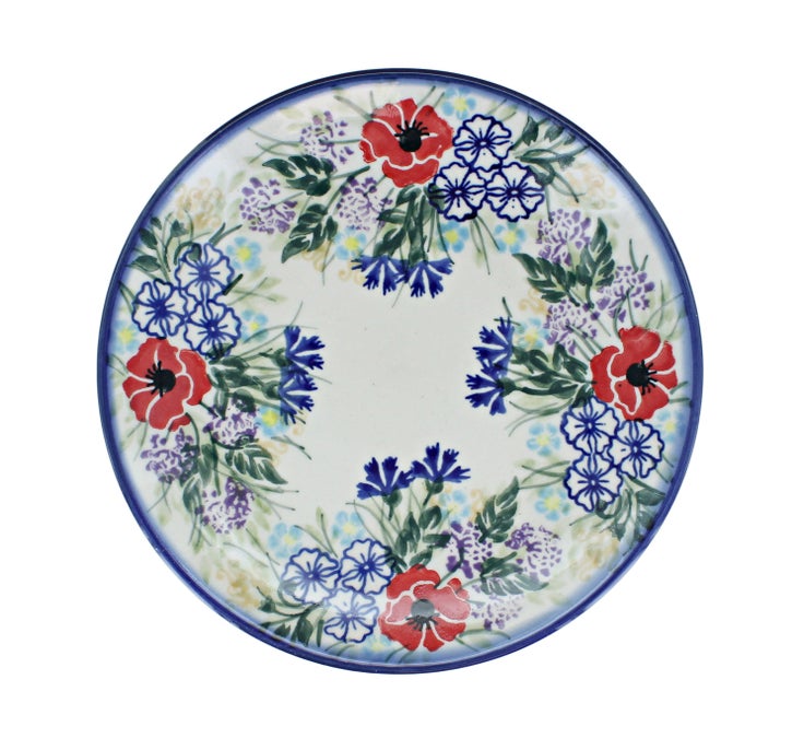 Detail image of WR Unikat Summer Garden Dining Plates & Bowls — Polish Pottery