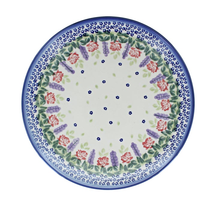 WR Unikat Roses Are Red Dining Plates & Bowls — Polish Pottery