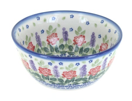 WR Unikat Roses Are Red Dining Plates & Bowls — Polish Pottery